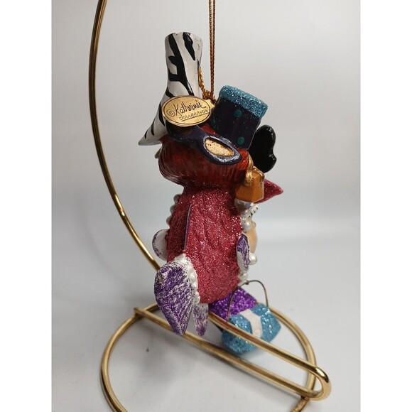 Katherine's Kissing Fish Shopping Queen Glitter Ornament Shoe Pakages Hats - Picture 4 of 7